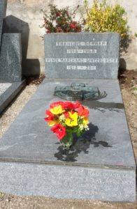Tombe de François Gerber et Renée Marchand-Gintzburger au cimetière de Soucieu-en-Jarrest (69)
