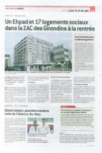 Page de couverture de l'article du Progrès