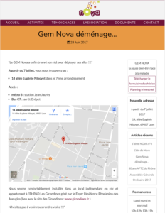 Gem Nova déménage