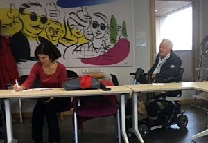 Réunion échanges sur le handicap aux Girondines oct. 2018