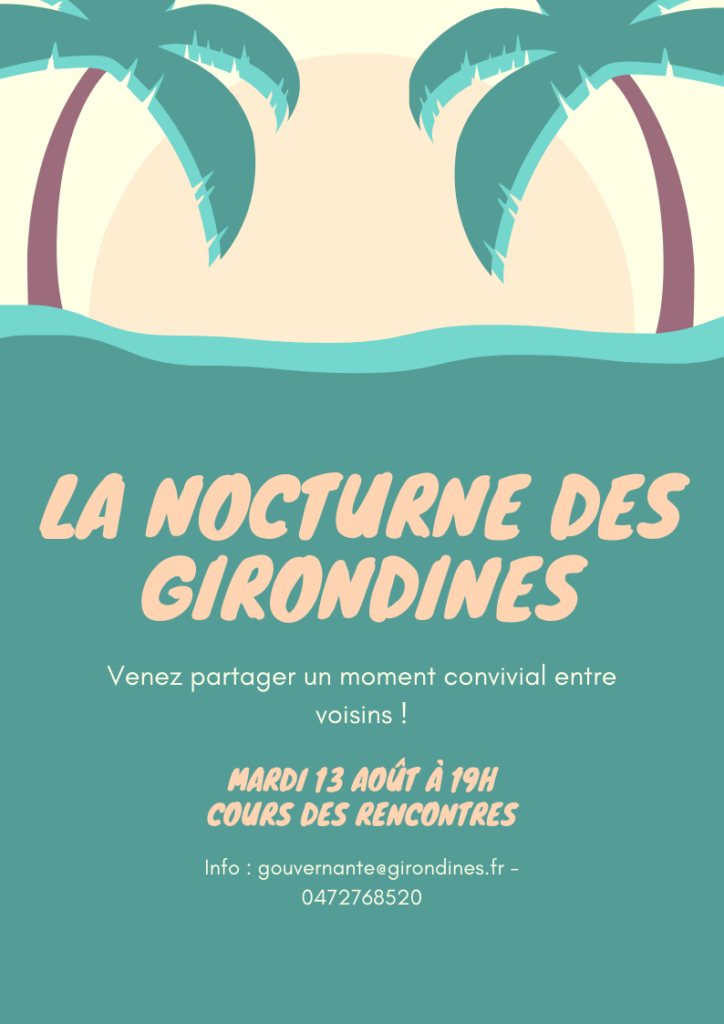 Annonce nocturne des Girondines août 2019