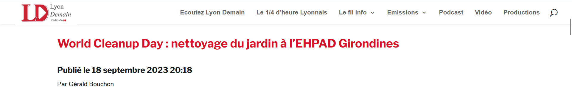 Titre article Lyon Demain